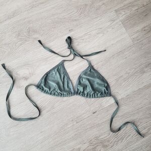 American Apparel Green Bikini Top